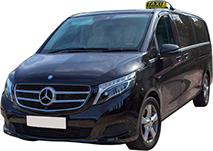 Mercedes V-Class taxi in Lemesos Taxi fleet